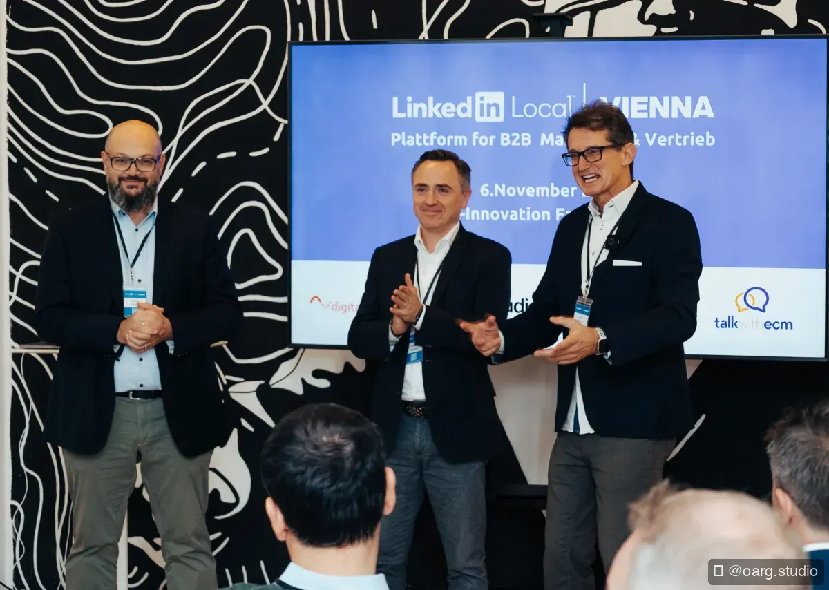 LLV #1 Speakers auf der Bühne